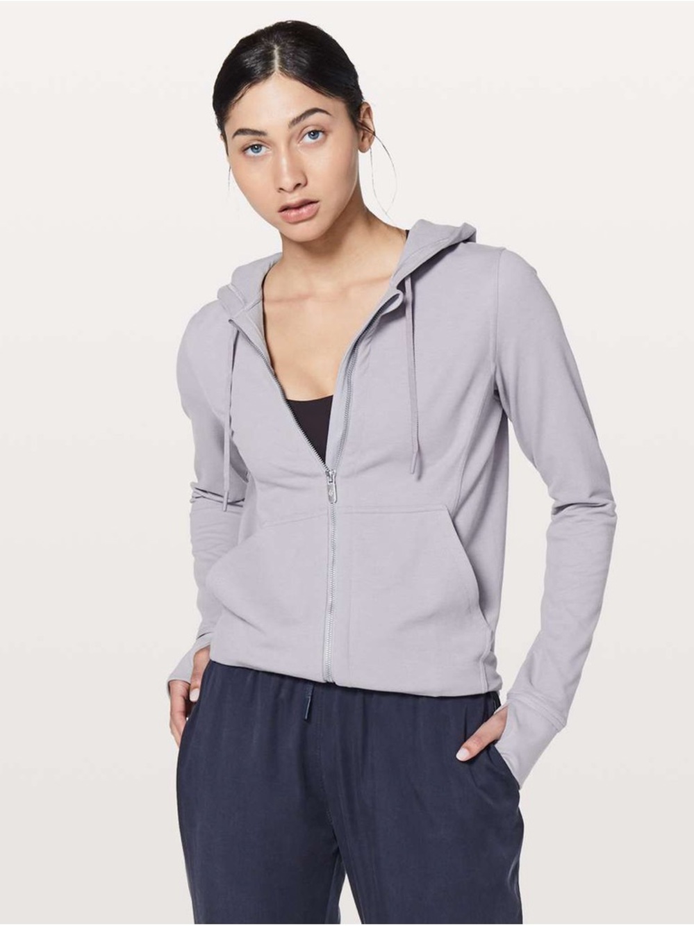 Lululemon Press Pause Jacket Lavender Grey NWOT